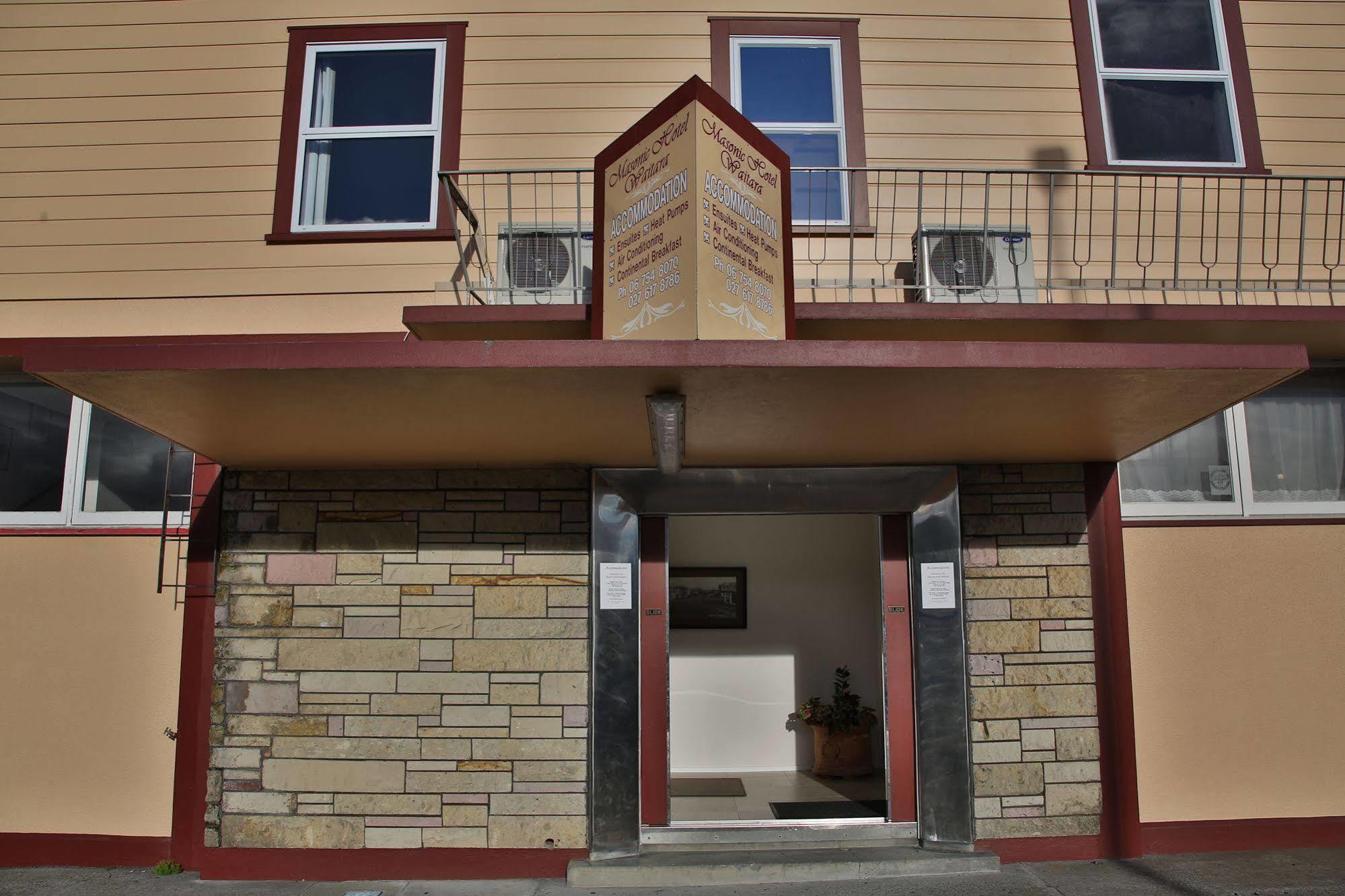 Masonic Hotel Waitara Buitenkant foto